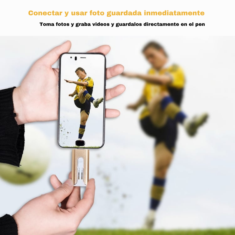 Memoria USB 4 en 1 para iPhone/iPad/Android/PC