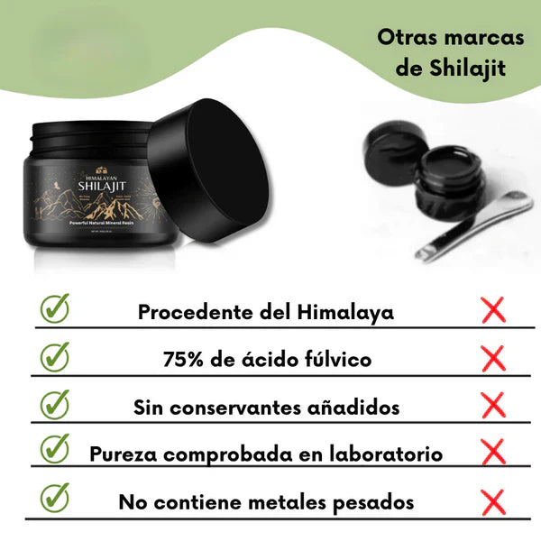 Shilajit del Himalaya Natural  100%